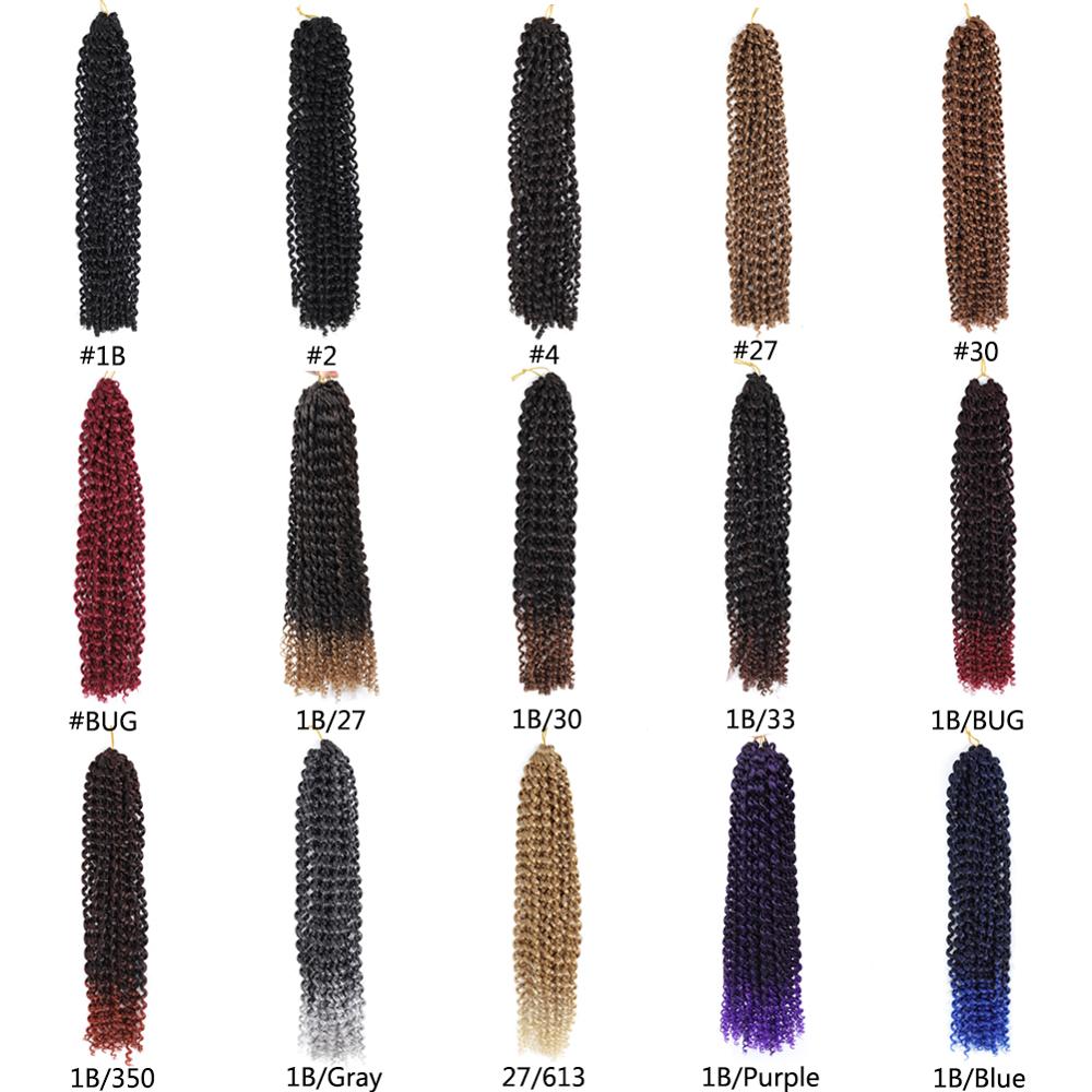 TOMO 16inch Fluffy Crochet Braids Ombre Spring Twists Hair 22 Roots Synthetic Braiding Hair Extensions Braids 45cm Passion Twist
