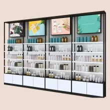 Make up Stand Showcase Supermarket Rack Retail Shop Decoration Shelves Display Rack