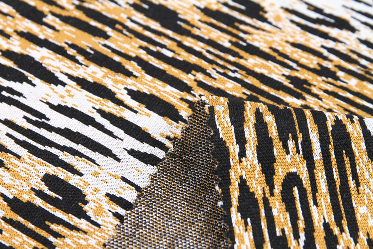African fashion tiger print leopard spandex jacquard fabric definition