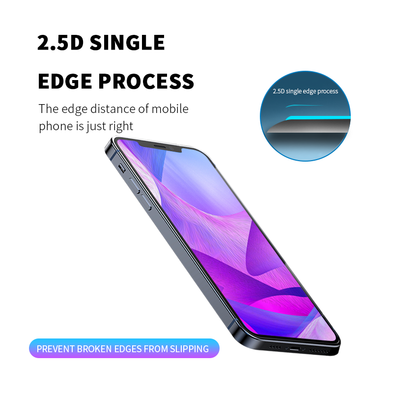 2.5D Full Covering Tempered Glass Screen Protector for iPhone12