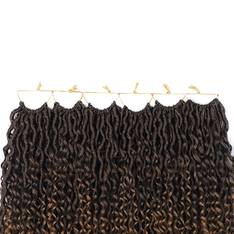 Aisi Hair Wholesale Passion Twist Crochet Braids Hair Ombre Brown Color Loose Wave Braids Hairpieces Extensions For Black Women