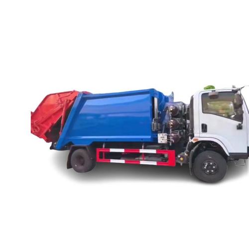 Dongfeng 4x2 trak sampah tenaga yang dimampatkan tenaga baru