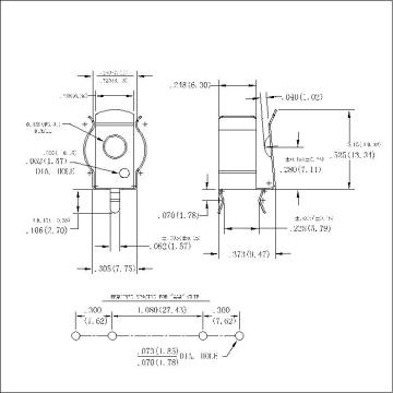 Batterijcontacten voor CR125A BS-S-SI-R-CR125A