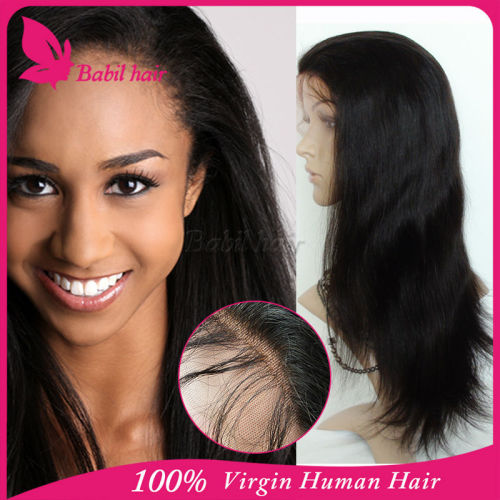 non process hair alibaba china brazilian hair lace front wig