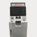 Coin-operated dispenser kiosk with receipt printer and coin acceptor functions