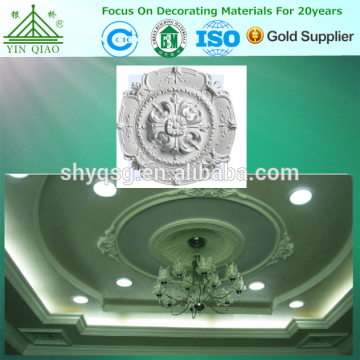 Hotel Ceiling Decoration Designs Plaster Lamp Base Ceiling Medallion