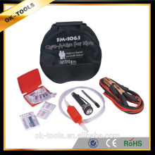 OK-tools 20PCS Auto Emergency road Tool set wirh Electric torch