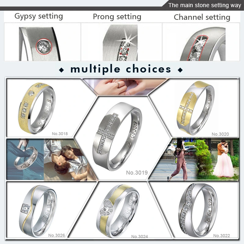 Woman Rings for Women Mens Gold Moissanite Ring Box Jewelry