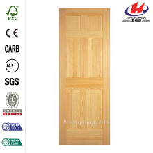 6-Panel Clear Pine Single Prehung Interior Door