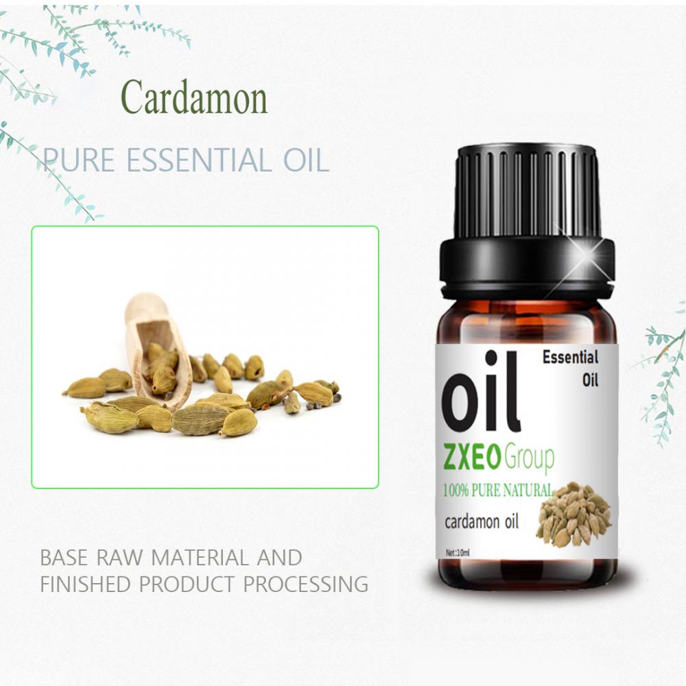 10 ml de aceite de cardamon etiqueta privada Cardamon Oil esencial