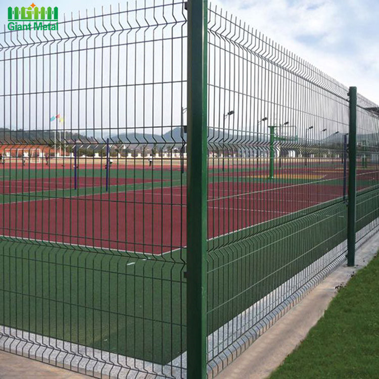 Metal Decorative Single 3D Curved Wire Mesh Fence