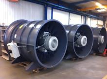 Industrial axial flow fan