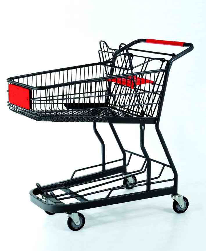 Supermarket Carts With Baby Seat