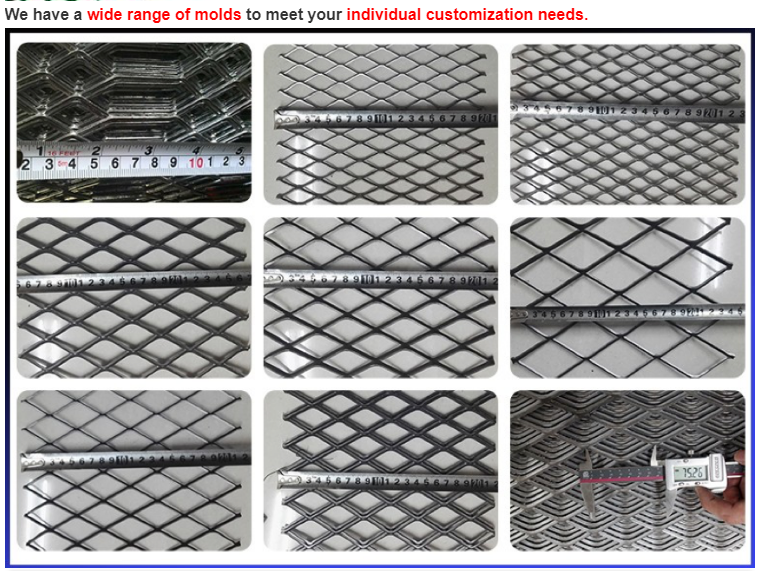 High Security Rhombus Expanded Metal Mesh