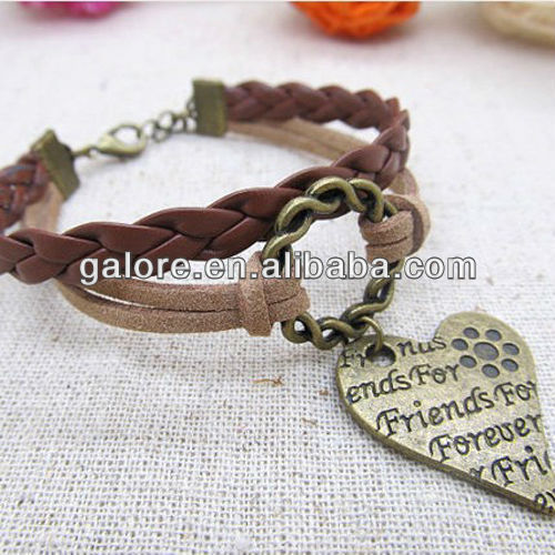 eather best friend bracelets new engraved leather bracelets fo men