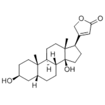 Card-20(22)-enolide,3,14-dihydroxy-,( 57356816, 57263086,3b,5b)-  CAS 143-62-4