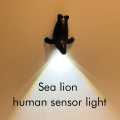 Luz nocturna del sensor de cuerpo humano animal