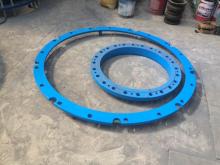 Pipe flange adaptor notched