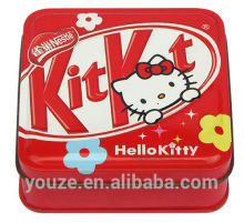 Square Hello Kitty candy tin box