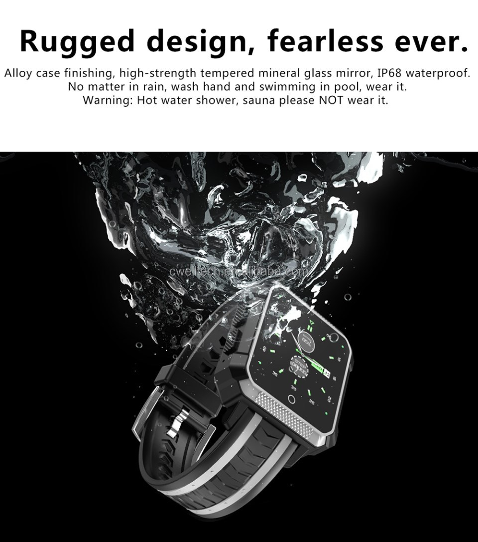 new design Model Watch E 6 Ultra Slim Smart Watch