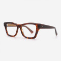 Square Bevel Acetate Men's Optical Frames 23A3194