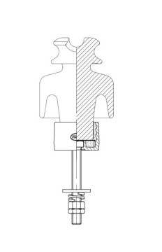 15kv Porcelan Insulator