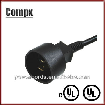 UL Waterproof Power Cord American power cord