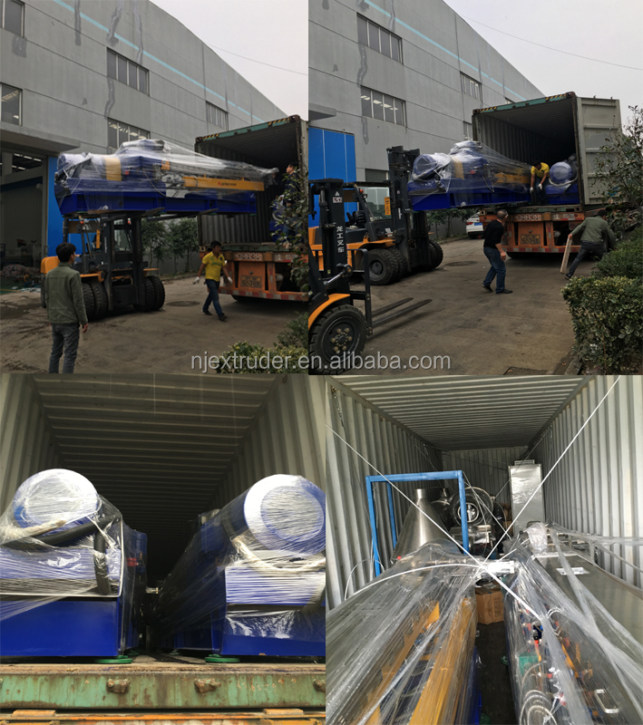 High dispersion and high torque recycled PE PP film pelletizer machine extruder