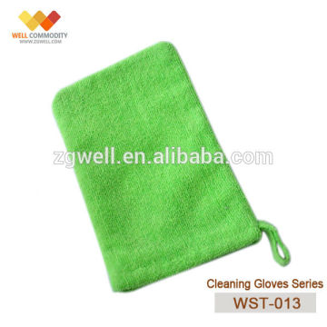WST-013 Super clean Microfiber bath wash gloves,for kitchen,household,floor and furniture,pet,car cleaning,microfiber chenille