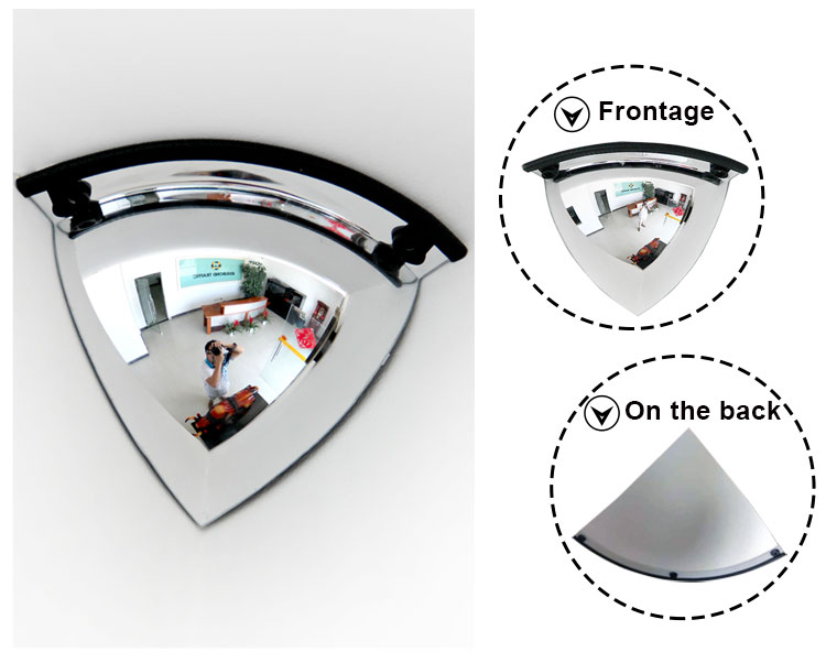 Custom Other Roadway Products Private Quarter Dome Mirror Handheld, Road Traffic Stand Supplies Mirror/