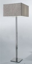 Silver string floor lamp