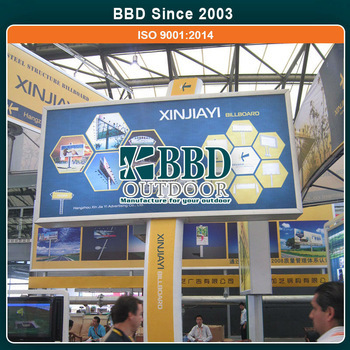 China supplies steel poles outdoor advertising billboard stand