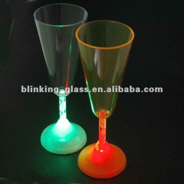 LED Flashing wine glass