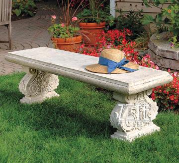 High Quality garden marble bench