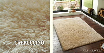 Cream Shaggy Fur Carpet