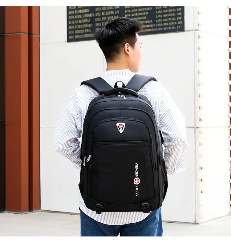 High Quality Simple Fashion Laptop Backpack Waterproof College School Bags Computer Bag