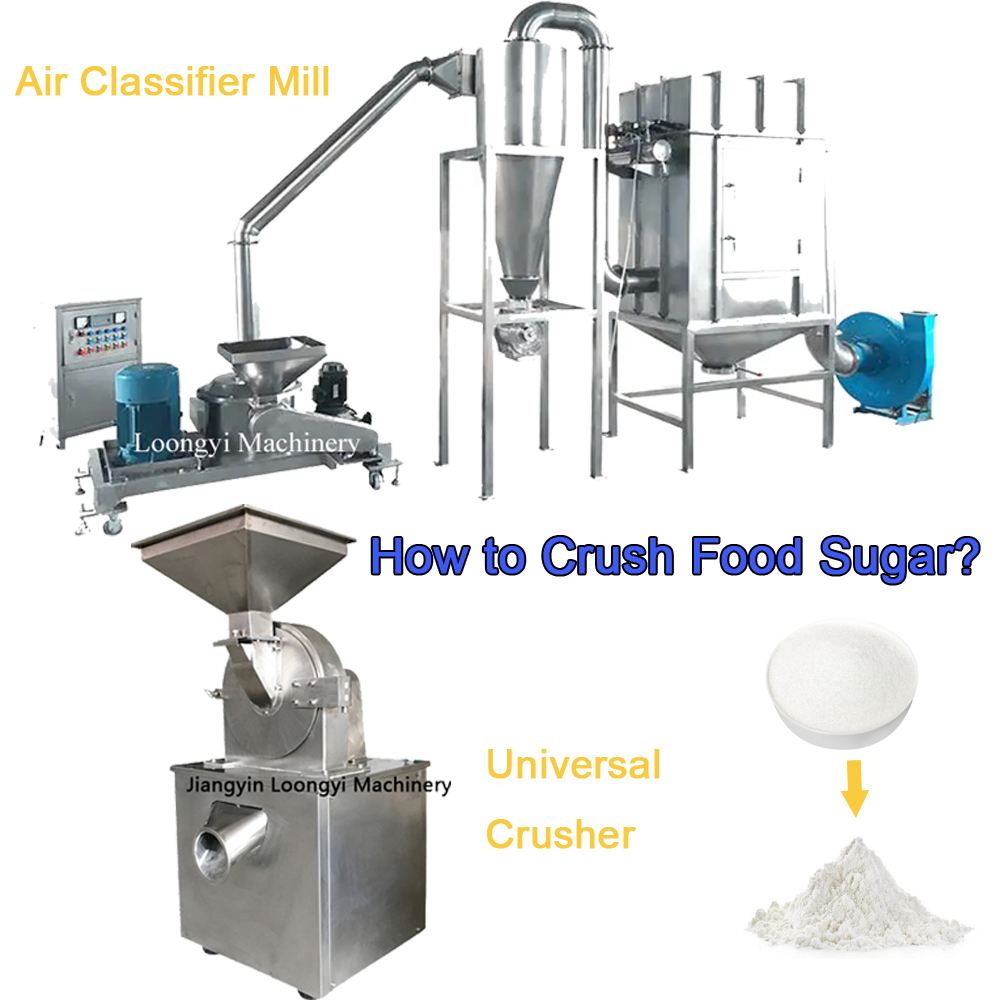 mesin penggiling gula makanan food sugar grinder machine
