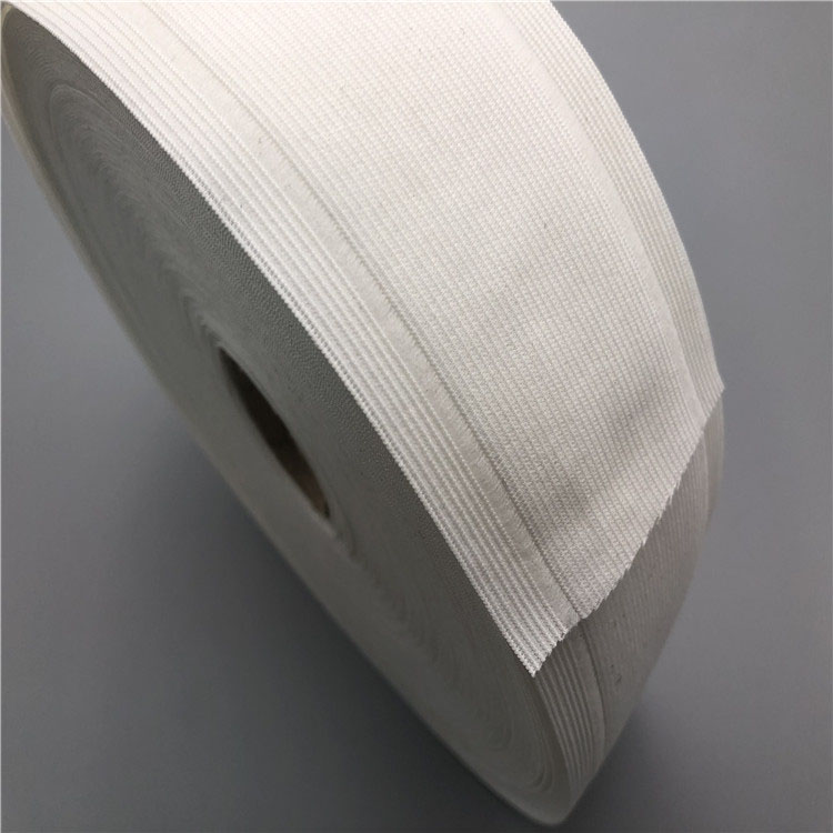 High stretched Spandex high tenacity reflective waistband interlining elastic waistband tape for pants trousers