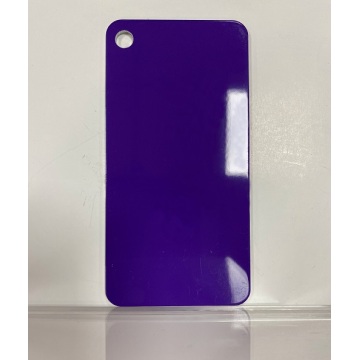 Feuille d&#39;aluminium violet doux brillant