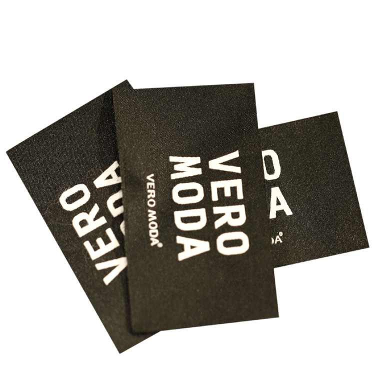 Custom cheap damask main woven labels for clothing