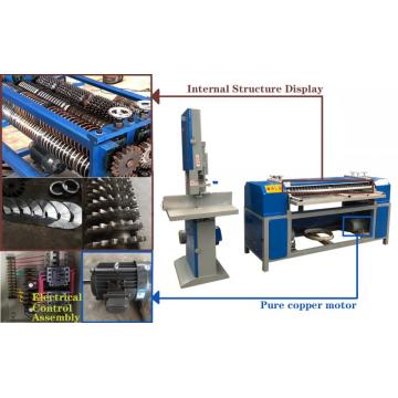 Air condition stripping machine with cutter
