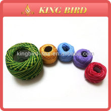 mercerized 100% cotton sewing thread for crochet