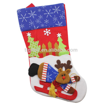 Promotional plain felt Christmas stocking