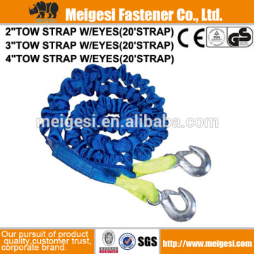 Tow Strap With Hooks
