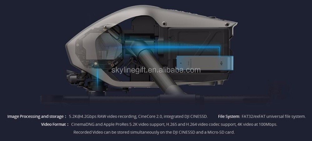 DJI Inspire 2 premium combo drone with DJI X5S camera and license