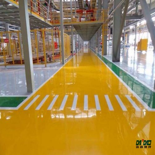 Factory floor paint used epoxy resin with non-slip floor paint