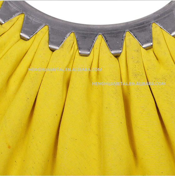 HENGHUA 2022 FREE CUSTOMIZED LOGO WEAR-RESISTING YELLOW CLOTH BUFFING POLISHING WHEEL