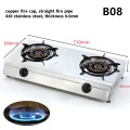 2 Burner Gas Standing Cooker Stove With Oven