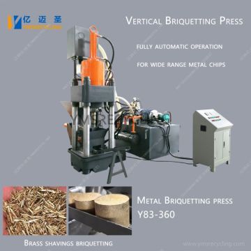 Metal Scrap Briquetting Machine for Brass Chips