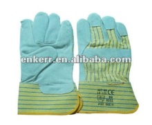 cow split leather working gloves, welding glove leather gloves